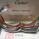 Front view of Cartier unisex jewelry piece