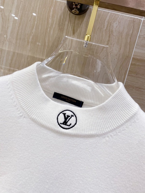 Back view of Louis Vuitton luxury clothing with streetwear-inspired cut