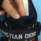 Dior Tan High-Top Sneakers - Back View