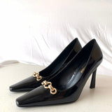 Saint Laurent luxury shoes close-up — premium authentic designer style