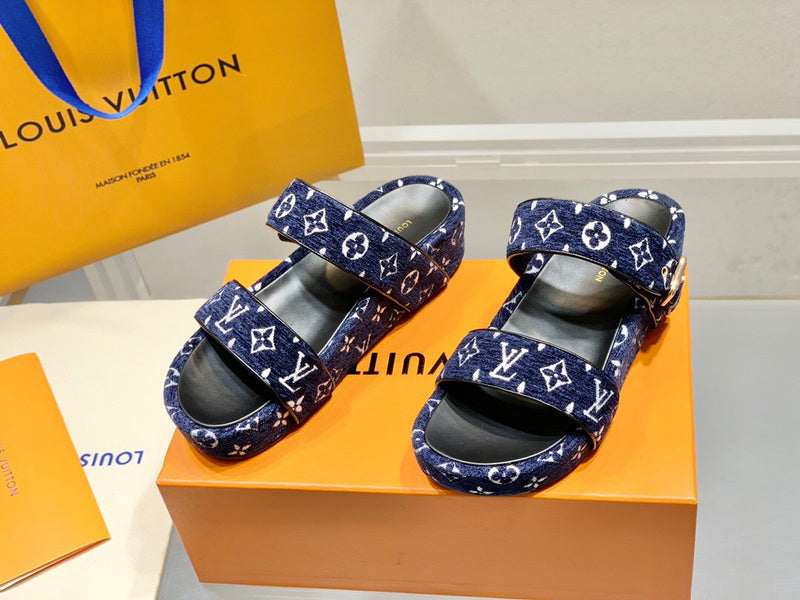 Louis Vuitton shoes Style 370 - side profile detail (alternate angle)