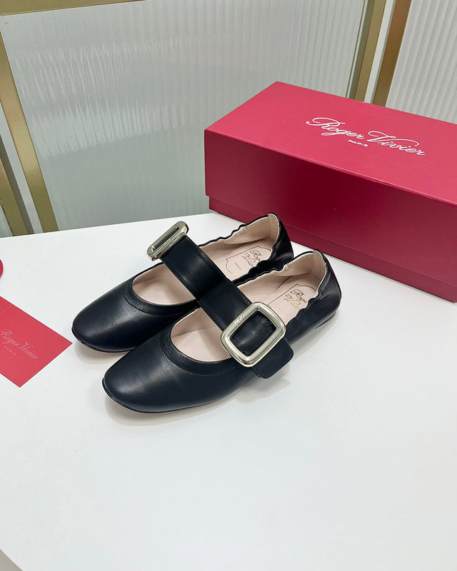 Roger Vivier luxury shoes close-up — premium authentic designer style