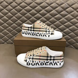 Burberry Chocolate Brown Low-Top Sneakers - Detail Shot of Craftsmanship