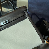 Side view of everyday-ready structured handbag