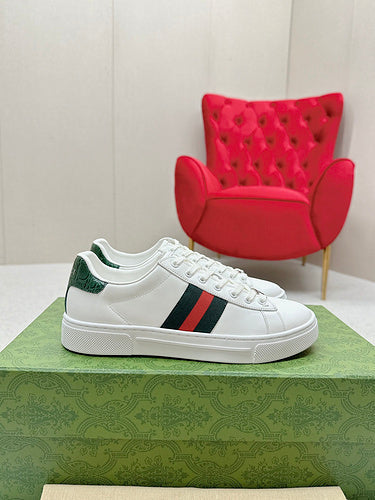 Gucci neutral cream luxury sneakers view 11 streetwear statement look