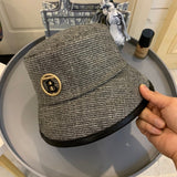 Front view of Burberry unisex cap