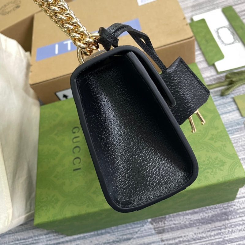 Back view of elevated signature women's handbag – women's designer-style accessory