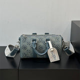  carryall bag close-up of hardware and finish
