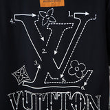 Front view of Louis Vuitton cotton t-shirt with relaxed-fit cut