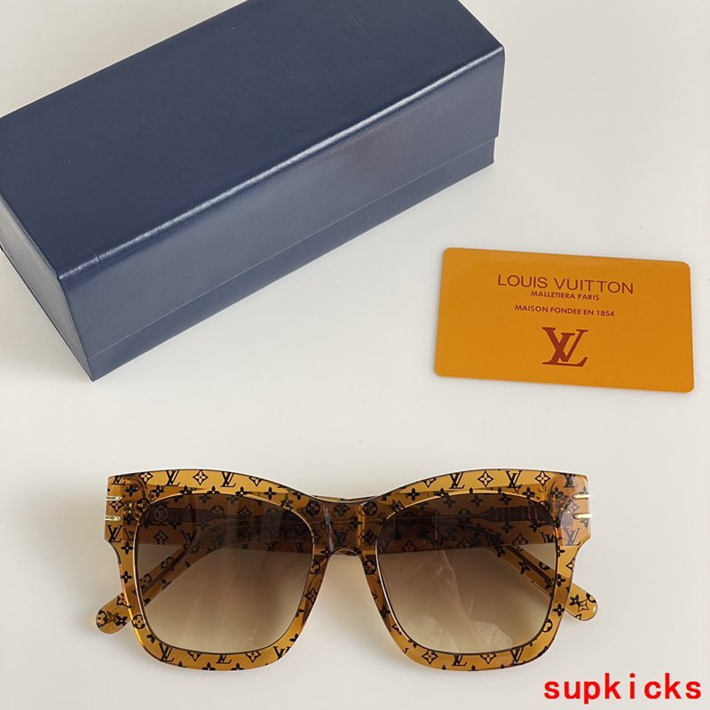 Lifestyle view of Louis Vuitton unisex sunglasses