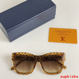 Lifestyle view of Louis Vuitton unisex sunglasses