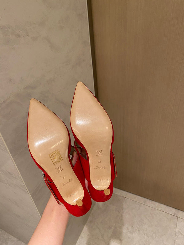 Louis Vuitton shoes Style 266 - back heel detail