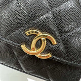 Zivas Charm Polished Finish Designer Handbag (Modern Wardrobe Staple) – Angled View