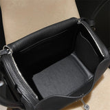Close-up detail of tailored bag design