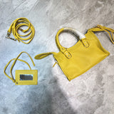 Bold Premium PU Leather Handbag - Chic Everyday Appeal | Women's Designer-Inspired Purse #688 - close-up detail shot (image 3) of designer-inspired handbag