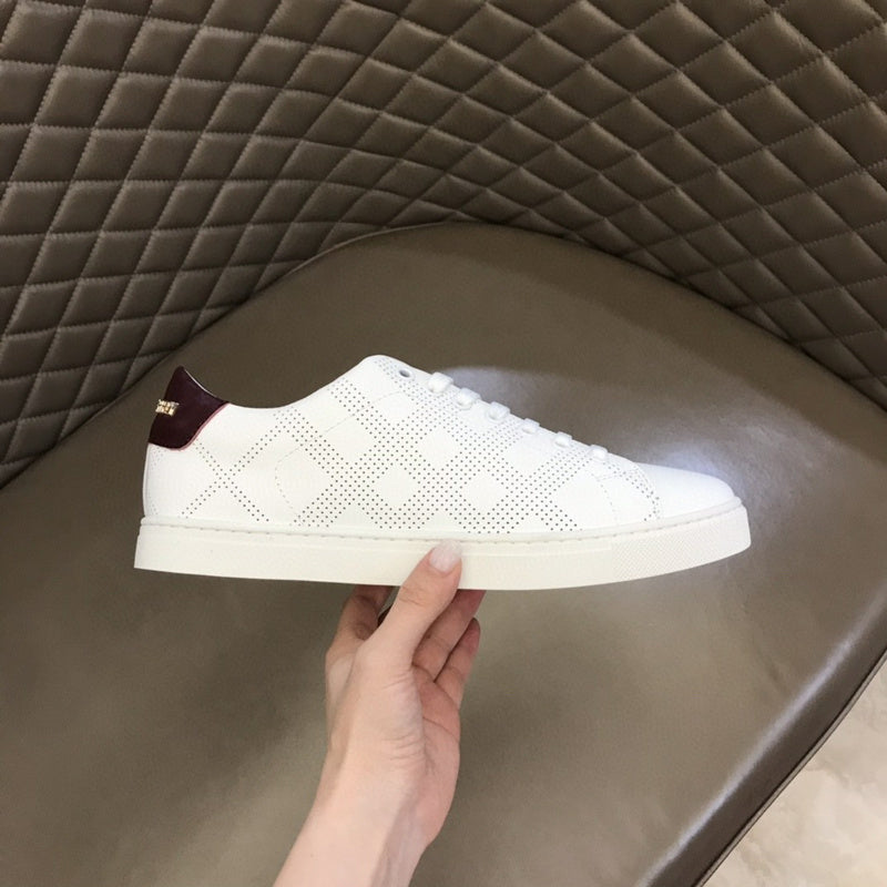 Burberry White Classic Ballet Flats - Sole Detail View