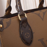  polished satchel detail view showing craftsmanship