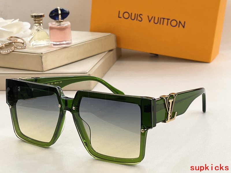 Front view of Louis Vuitton unisex sunglasses