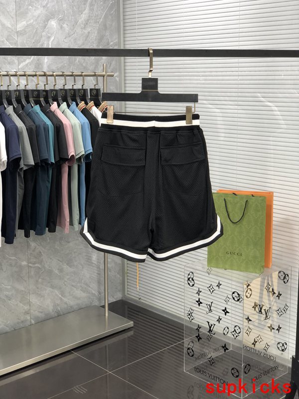 Side profile of Rhude luxury clothing with everyday silhouette