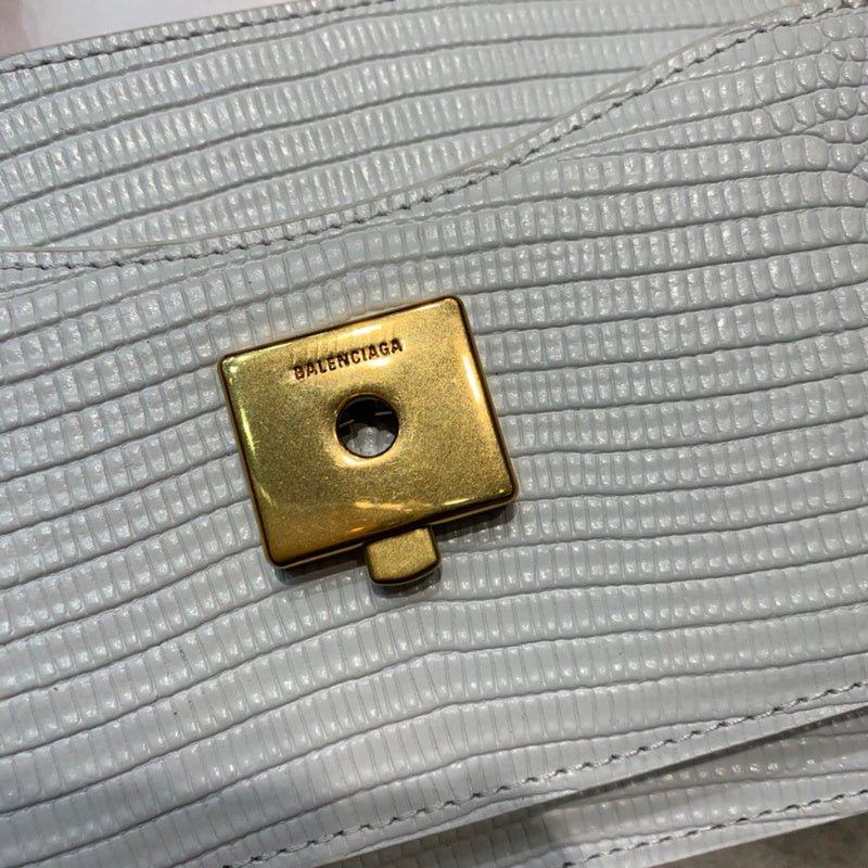 Sophisticated Faux Leather Handbag - Premium Craftsmanship Detailing | Women's Fashion Handbag #844 - styled full view (image 7) of designer-inspired handbag