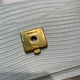 Sophisticated Faux Leather Handbag - Premium Craftsmanship Detailing | Women's Fashion Handbag #844 - styled full view (image 7) of designer-inspired handbag