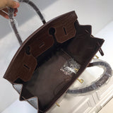 Close-up detail of sophisticated bag design
