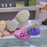 Gucci sneakers detailed view showing premium designer craftsmanship