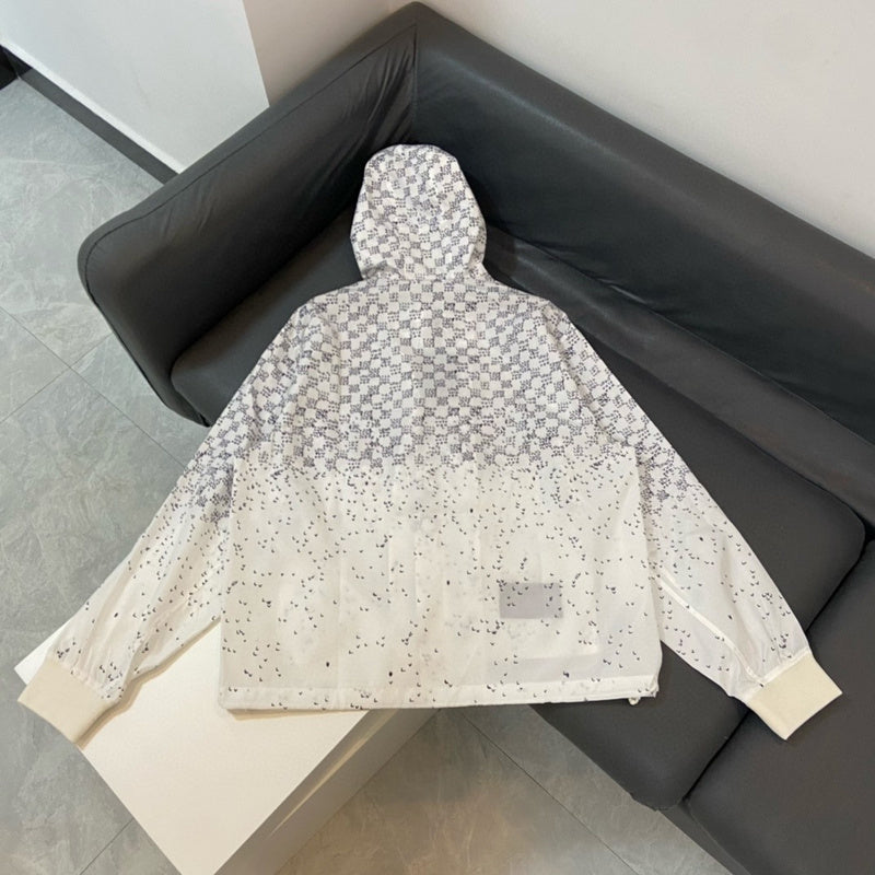 Side profile of Louis Vuitton luxury clothing with streetwear-inspired cut
