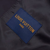Close-up detail shot of Louis Vuitton luxury clothing with contemporary cut
