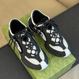 Gucci soft grey luxury sneakers view 10 premium leather build