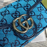 Back view of modern signature women's handbag – women's premium purse