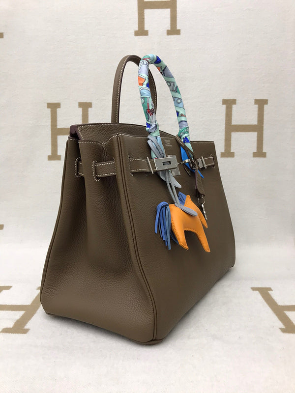 Close-up detail of refined bag design