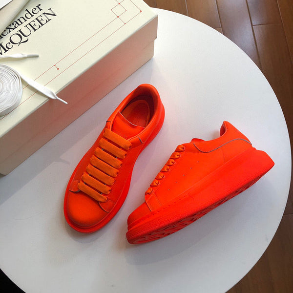 Alexander McQueen sneakers detailed view showing premium designer craftsmanship