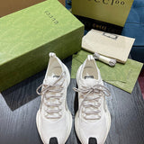 Gucci fresh white-and-black luxury sneakers view 11 minimalist modern build