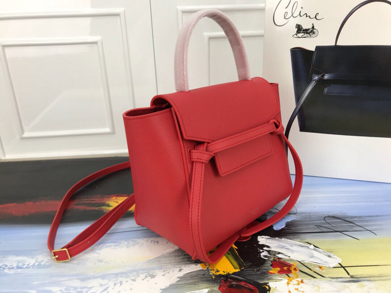 Top view of modern chic women's handbag – women's everyday handbag