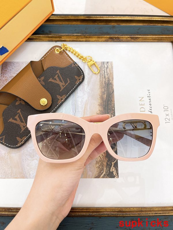 Side view of Louis Vuitton unisex sunglasses