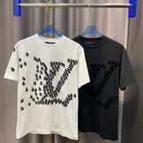 Back view of Louis Vuitton cotton t-shirt with signature branding