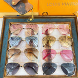 Lifestyle view of Louis Vuitton unisex sunglasses