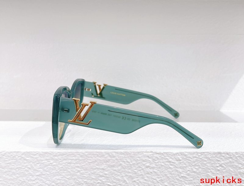 Side view of Louis Vuitton unisex sunglasses