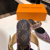 Louis Vuitton shoes Style 205 - back heel detail
