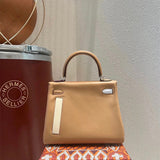 Close-up detail of balanced bag design
