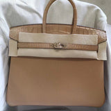 Close-up detail of modernist bag design