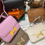 Close-up detail of clean-lined bag design