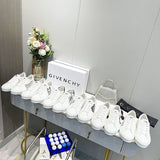 Givenchy Beige Loafer Flats - Back View