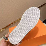 Hermès White Slingback Heels - Angled View