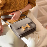 Streamlined bag shown from front angle