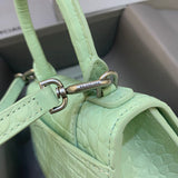 Bold Vegan Leather Handbag - Versatile Everyday Design | Women's Everyday Carry Handbag #565 - texture close-up (image 9) of designer-inspired handbag