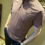 Front view of Moncler luxury clothing with relaxed-fit cut