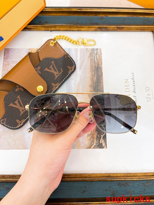 Front view of Louis Vuitton unisex sunglasses