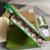 Top view of refined signature women's handbag – women's designer-style accessory
